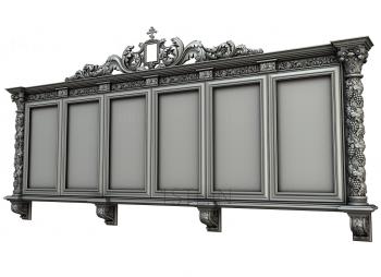 Church furniture (MBC_0013) 3D model for CNC machine